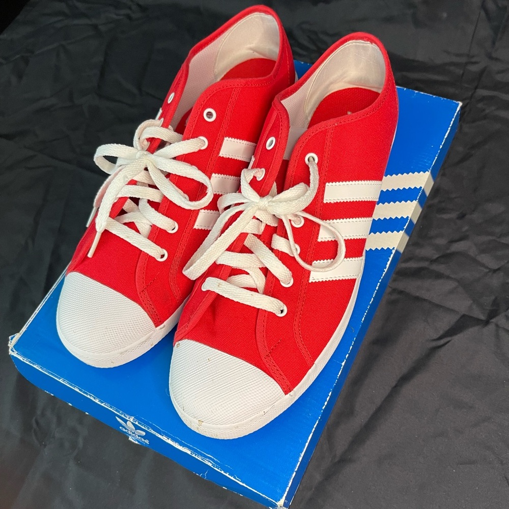 Adidas San Reno‎ Red Size 13 Pre Owned w/box